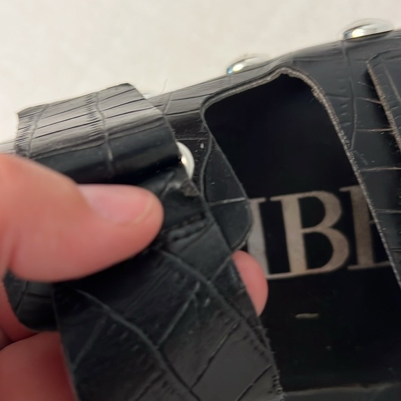 Sam & Libby Black Slide Sandals 7 - Picture 10 of 16